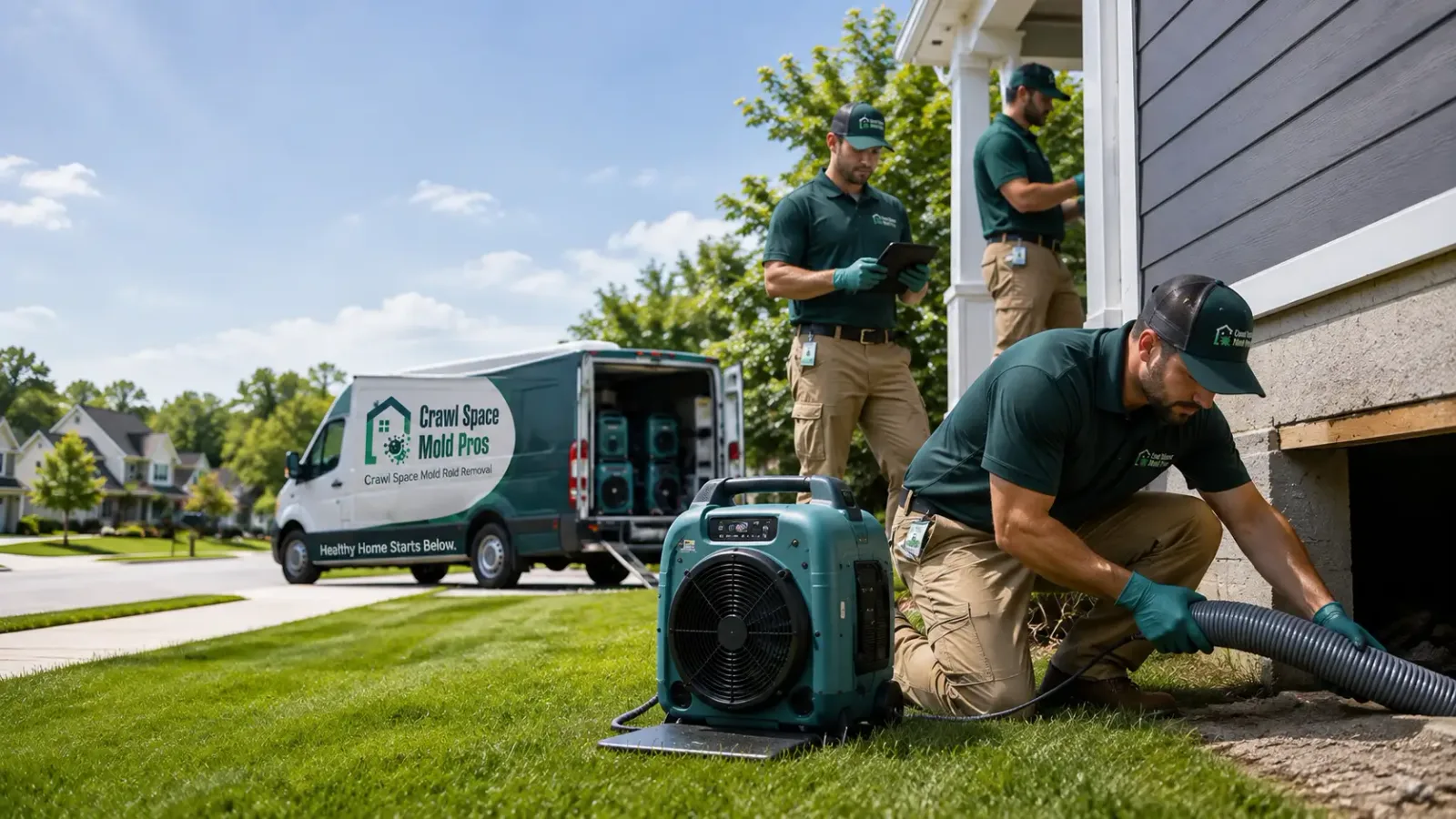 Crawl Space Mold Removal in Wall Lake, IA